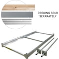 thumbnail image 2 of DIY Aluminum Frame Dock Kit - Lightweight with Galvanized Steel Posts Includes Frame Posts Plates Hardware, 2 of 4
