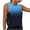 Blue, variant on Women Loose Camisole Open Side Crop Sleeveless Undershirt Gradient Color Summer Lightweight Round Neck Tops Blue XL