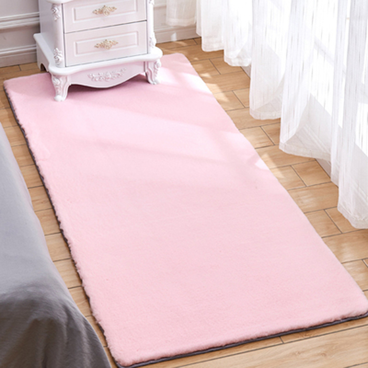 OUSGAR 70X40inch Fluffy Soft Area Rugs for Kids Girls Room Princess
