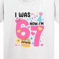 thumbnail image 4 of Inktastic I Was 6 Now I'm 7 Birthday Celebration Youth T-Shirt, 4 of 5
