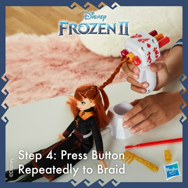 Disney Frozen 2 Sister Styles Long Hair Anna Fashion Doll with