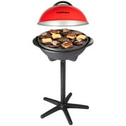 Cuisinart Indoor/Outdoor Electric Grill, 2-in-1 Portable BBQ with Nonstick Cooking Surface, Electric Grill Outdoor with Adjustable Heat