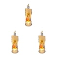 thumbnail image 1 of relayinert Christmas Electronic Candle Christmas Atmosphere Light Table Window for Jesus mercy 3Set, 1 of 6