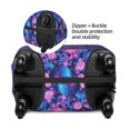 thumbnail image 4 of Lsque Blue Skull Rose Printed Luggage Cover, Travel Luggage Protector,Scratch and Dirt Resistant, Fits 18-32 Inch Luggage - X-Large, 4 of 9
