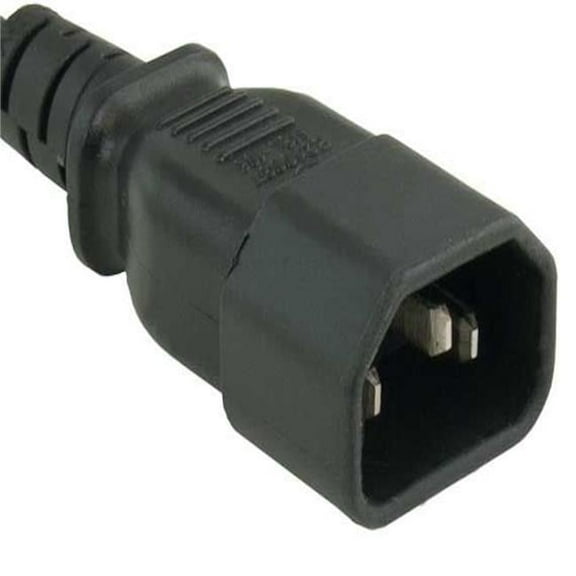 5 ft. Computer Power Extension Cord - IEC320 C13 to IEC320 C14 - Black