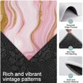 thumbnail image 3 of Pink Marble Gold Line Pattern Kitchen Rugs Sets Of 3,Kitchen Runner Rugs Non Skid Washable,Decorative Kitchen Floor Mats for Kitchen,Sink,Laundry,17"x30"+ 17"x47" + 17"x59", 3 of 6
