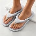 thumbnail image 2 of jiaxiM Women's Flip Flops Thong Sandals for Women Wide Flexible Slippers Women Non- Sandals Women Woven Sole House Shoes, 2 of 5
