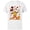 White, variant on Disney Mickey Mouse Strolling Through Autumn Leaves Fall - Short Sleeve Cotton T-Shirt for Adults - Customized-Black