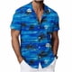 thumbnail image 2 of Blusa y camisa de manga corta con cuello vuelto para hombre, camisa hawaiana de manga corta con estampado de verano para playa, blusa, camisa para hombre, tops de poliéster, 2 of 8