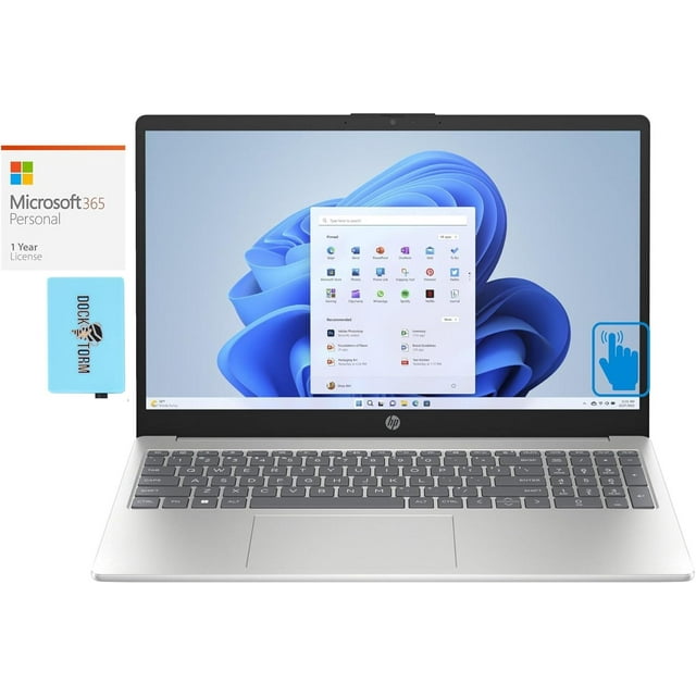 Laptop HP 15 Intel Core i5 1235U 8GB RAM 512GB SSD 15.6" TouchScreen Windows 11 Home Teclado en Ingles