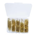 thumbnail image 5 of TISHITA Round Head Nails Furniture, Miniature Nail Assortment Furniture Hardware Accessories with Box for Craft Projects Hinges Boxes 350 Gold, 5 of 8