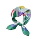 thumbnail image 1 of Bufandas de algodón y lino para mujer, bufanda pequeña de seda, bufanda con motivos literarios y temperamento, flores y pétalos, pañuelo decorativo para el cabello para mujer., 1 of 1