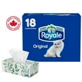 thumbnail image 1 of Royale Original, 2 Ply Facial Tissue, 18 Flat Boxes, 126 Tissues per Box, 1 of 15
