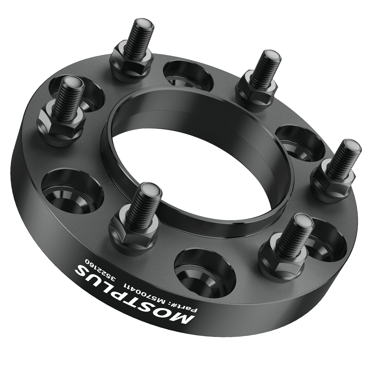 MOSTPLUS 4PCS 1" 6x5.5" Wheel Spacers M12x1.5 for Toyota Tacoma Hummer Chevy Colorado GMC