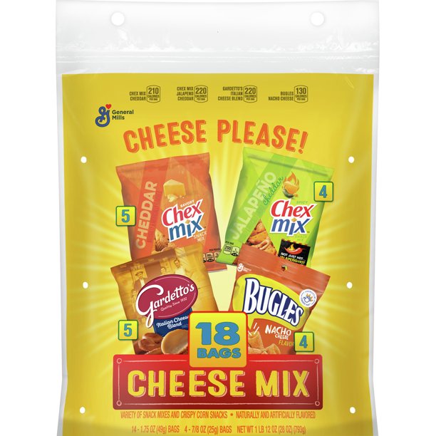 Snack Time Favorites Cheesy Mix 18 Count Variety Pack