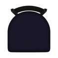 thumbnail image 3 of XL 410 Jackie 25" Swivel Counter Stool with Black Wrinkle Finish and Canter Twilight Seat, 3 of 4