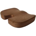 thumbnail image 2 of Bookishbunny Temperature Proof Memory Foam Back Lumbar & Coccyx Support Pillows Two Piece Set Cover Removable, 2 of 7
