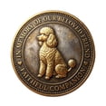 thumbnail image 2 of Commemorative Loyal Dog Adoption Keepsake Token With Velvet Bag, Collector Gift For Pet Owners, Tribute To Devotion And Memories, High Detail Craft, Unique Present For Adoption Anniversary, 2 of 8