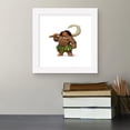 thumbnail image 3 of Gallery Pops Disney Moana - Maui With Mighty Fish Hook Wall Art, White Framed Version, 12" x 12", 3 of 5