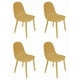 thumbnail image 2 of Set de 4 Sillas Ergonómicas de 79 cm Color Mostaza Ideen, 2 of 7