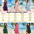 thumbnail image 2 of Zunfeo Summer Dresses for Women 2025 Beach Vacation Sundress A Line Pleated Sleeveless Dress Pink L, 2 of 7