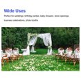 thumbnail image 4 of Wedding Arch, White Wrought Iron Wedding Arch Frame  for Business Celebration, 4 of 8