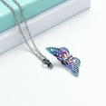 thumbnail image 4 of Personlized Butterfly Urn Necklaces Cremation Jewelry for Ashes for Women Men Memorial Human Ashes Pendant, 4 of 7