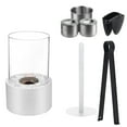 thumbnail image 2 of Portable barbecue grill Table Fire With Adjustable Bio Tabletop Mini Fire Bowl For Indoor & Outdoor Portable Table Top Firepit With Glass Stone For Patio & Dinner, Kitchen Barbecue Grills, 2 of 7