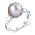 thumbnail image 1 of 10mm Pink Freshwater Cultured Pearl Laurel Ring, 1 of 6