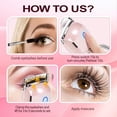 thumbnail image 5 of Heated Eyelash Curler Electric Eyelash Curlers 8s Fast Heating Lash Curler Safe Anti-Burn Lash Curler Intelligent Temp Control rizador de pestañas for 24H Long Lasting Curls (Pink), 5 of 7