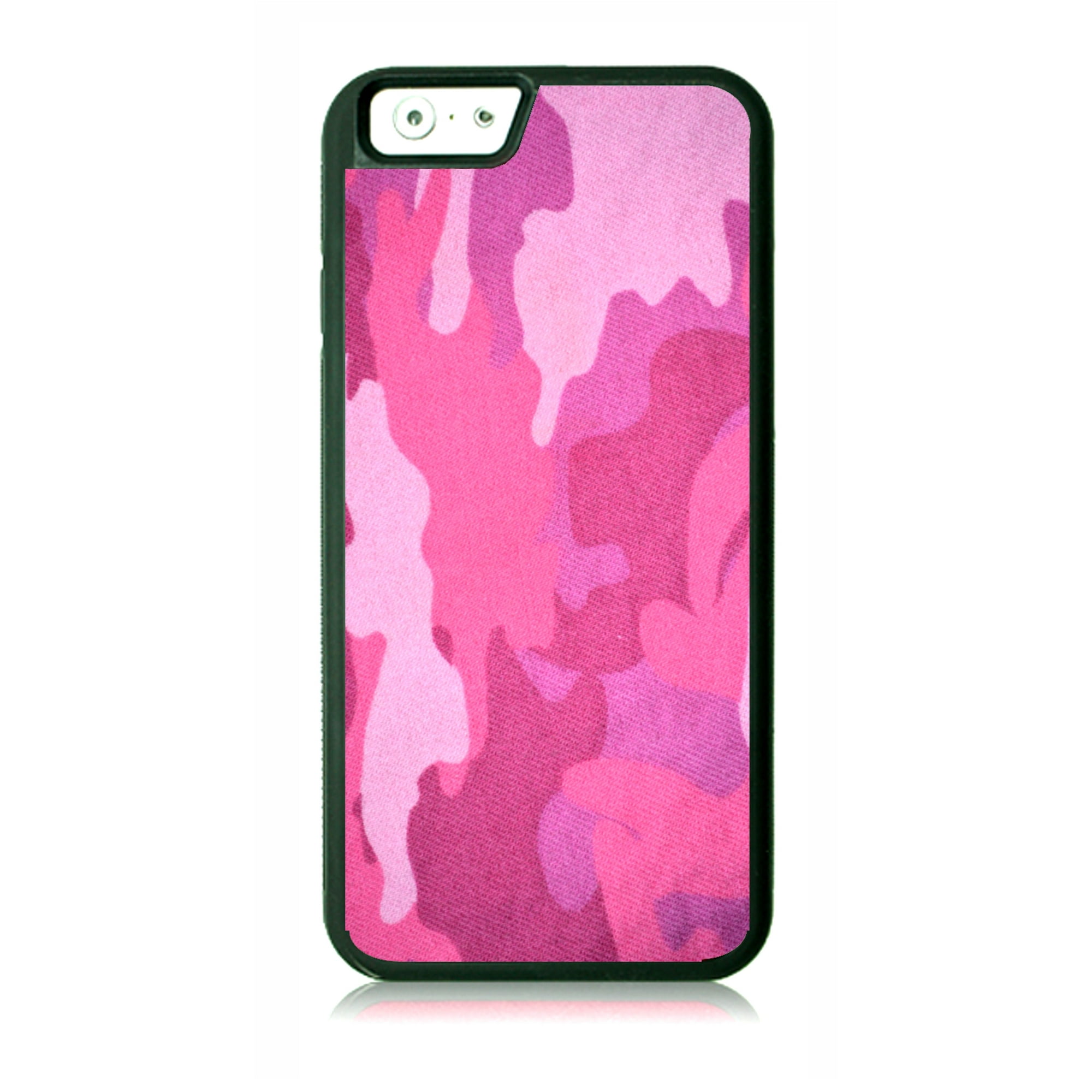 Fugtighed Deltage peddling Pink Camo Camouflage Black Rubber Case for the Apple iPhone 6 / iPhone 6s - iPhone  6 Accessories - iPhone 6s Accessories - Walmart.com
