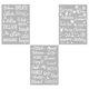 thumbnail image 3 of Billuyoard 3 unids/set surtido de plantillas de pintura de palabras, plantilla de letras del alfabeto portátil, Kit surtido, manualidades DIY, Decoración del hogar, 3 of 6