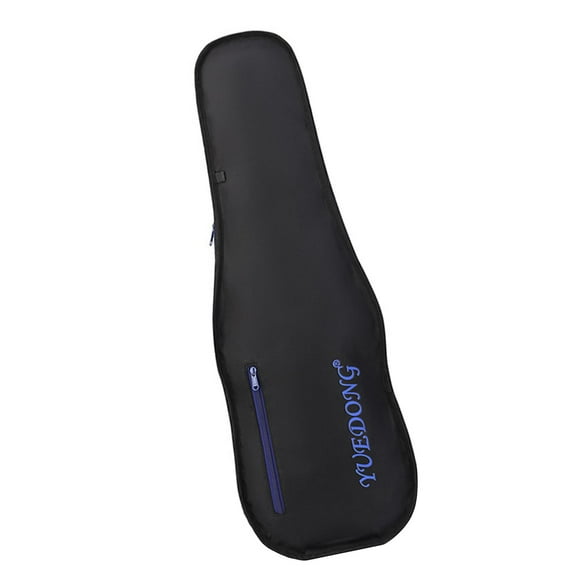 Estuche rígido para violín, bolsa de transporte, correas ajustables para mochila, caja ligera para violín negro