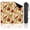 color121" x 21", variant on Travel Mahjong Mat 21" x 21" Vintage Floral Birds Blossoms Orange Non-Slip Noise Reduction Mini Mahjong Tiles for Dominoes Poker Card