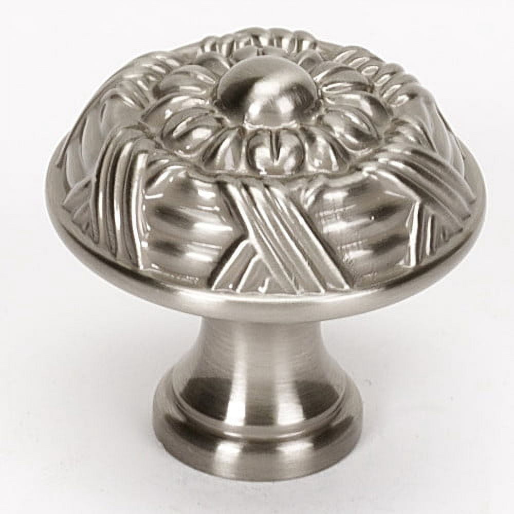 Alno A880-14-PB Ribbon and Reed 1-1/4" Cabinet Knob Polished Brass
