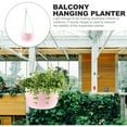 thumbnail image 4 of Hanging Plant Pot Hanging Flower Baskets Chain Hanger Flower Pot Hydroponic Tower Outdoor Vase Hanging Window Planter, 4 of 6