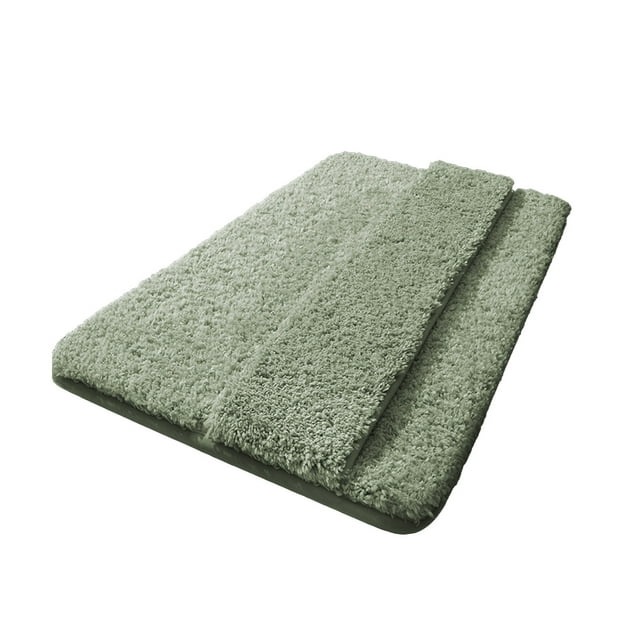 Alfombras de baño, alfombrillas de baño para frotar la parte posterior del pie, gruesas, suaves y antideslizantes, absorbentes de agua y lavables, para ducha.