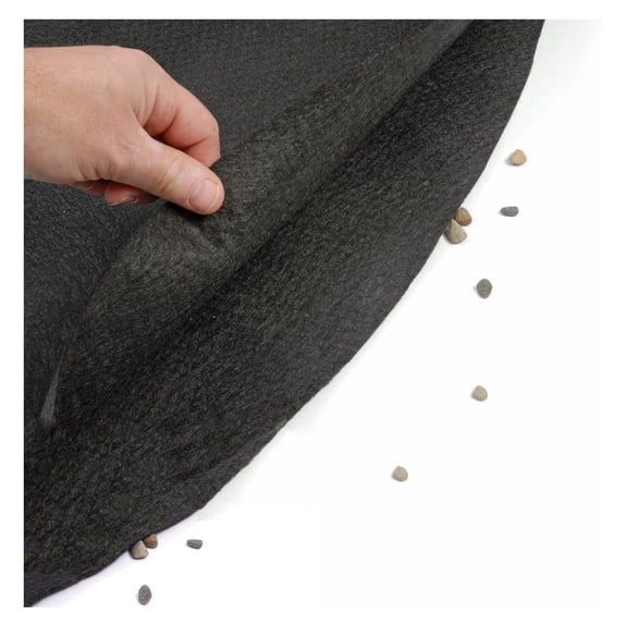 Oval Shield Floor Pad for Above Ground Pool - 12ft x 18ft Liner Protection - Geotextile Pad Prevents Punctures & Reduces Heat Loss - Comfortable Pool Base