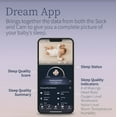 thumbnail image 5 of Owlet Dream Duo - Smart Portable Video Baby Monitor - HD Video Camera + Sock With Heart Rate, AVG Oxygen Tracker - Deep Sea Green, 5 of 11
