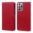 thumbnail image 2 of Wallet Case for Samsung Galaxy Note 20, Anti-Scratches Shockproof Magnet Flip Folio Cover with Stand Card Slots Wrist Strap Case for Samsung Galaxy Note 20 6.7 Inch,Red, 2 of 7