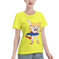 thumbnail image 2 of T-Shirt Basique à Manches Courtes pour Femmes Sailor Moon Édition Q Tsukiha, 2 of 6