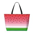 thumbnail image 2 of Rocae Watermelon for Large Women's Waterproof Beach Bag Tote with 7 Pockets Pool Bag for Travel Gym Vacation, 2 of 6