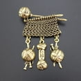 thumbnail image 4 of LYMAYTER Brooch Pin Brooch Pin - Delicate, Vintage, Knitted Wool Shape, 4 of 6