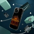 thumbnail image 4 of DistinctInk Clear Hybrid Case for Apple iPhone 15 (6.1" Screen) - Sunshine is The Best Medicine - Tempered Glass Back, 4 of 9