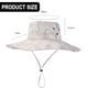 thumbnail image 2 of Sombrero de sol de camuflaje impermeable para hombre, de ala ancha, plegable, de malla para exteriores, para pescar, 2 of 6