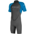 thumbnail image 3 of O'Neill Reactor 2 kids shorty wetsuit 12 Graphite/brite blue (5045IS), 3 of 5