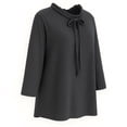 thumbnail image 4 of Blusa George para Mujer, Manga 3/4 Negro Talla Eg, 4 of 4
