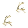 thumbnail image 4 of Billuyoard 12pcs Metal Elk Napkin Rings Home Supplies Restaurant Ornaments Exquisite Hotel Christmas Buckles Party Napkins oro 2Conjunto, 4 of 6