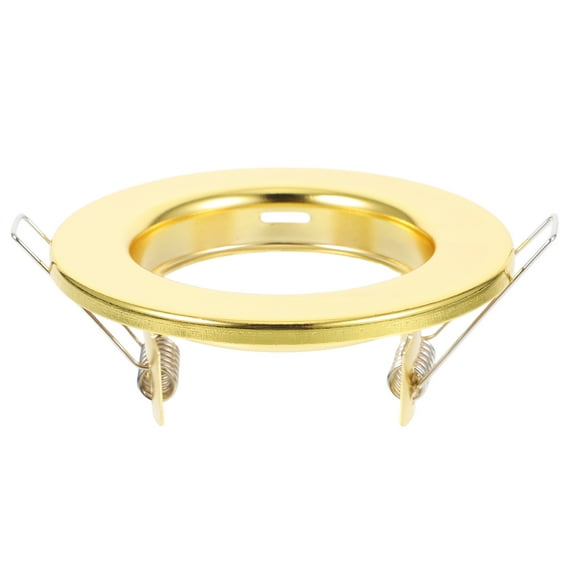Clispeed Golden Metal Recessed Light Trim for Mr16 Gu10 Spotlights Modern Minimalist Design
