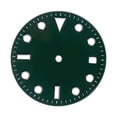 thumbnail image 2 of Esfera de reloj de 28,5 mm, esfera de reloj, accesorio de reparación luminoso, modificación portátil Verde, 2 of 8